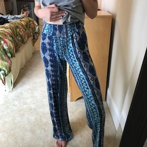 Soft Colorful Wide Leg Pants